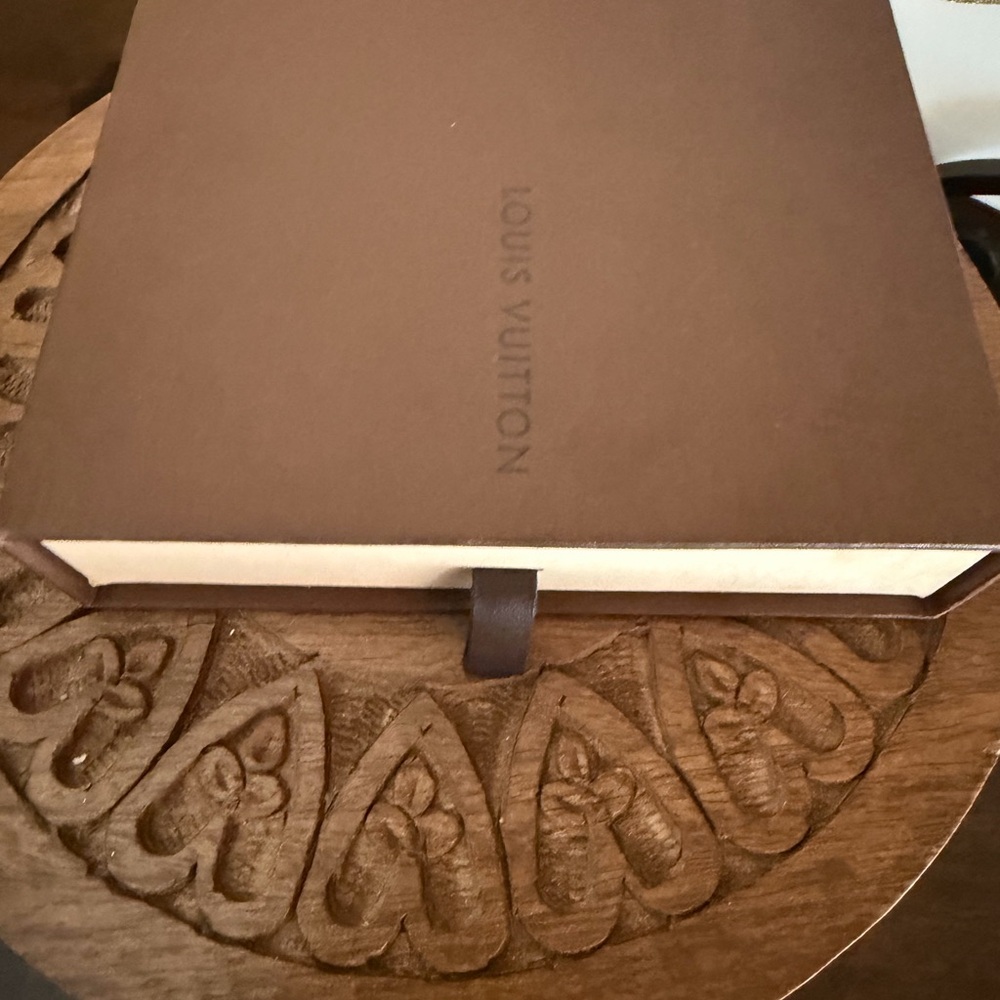 Louis Vuitton Blue and Brown Monogram Card Holder with Box - Picture 2 of 6
